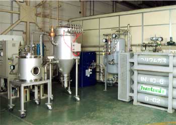 Complete Jet Mill Plant with Helium Gas Circulation System : photo